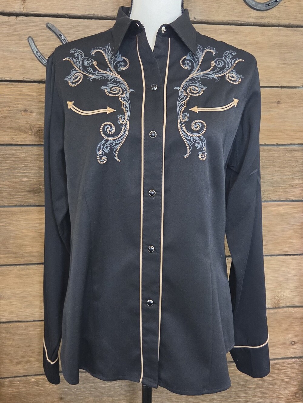 Roper Western Button Top
